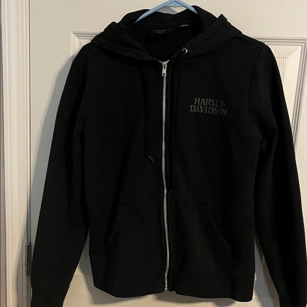 Harley-Davidson Black Full-Zip Hoodie